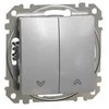 Schneider Electric Sedna Design Sidabrinė aliuminio žaliuzių jungtis SDD113104
