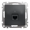 Schneider SDD114461 Kompiuterio lizdas RJ45 kat. 6 UTP, juodas antracitas, Sedna Design and Elements SDD114461