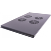 Securitynet TKH Vėdinimo skydelis CCSS-08 spintelėms (4 ventiliatoriai) CCAS-PW4-0X08S