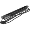 Securitynet LISTWA ZASIL. 19'' 9X230V C14 BEZ WYŁĄ
