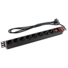 Securitynet LZ1U8GW Ilgiklis 8x230V, su jungikliu