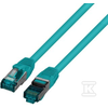 Securitynet PATCHCORD RJ45 S/FTP 6A LSZH ŽR. 0.5