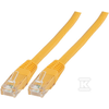 Securitynet PATCHCORD RJ45 U/UTP 6 PVC CCA ŻÓŁ 0,