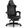 SENSE7 DEVON PU krėslas, juodas