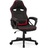 SENSE7 Knight audinio fotelis, juoda ir raudona