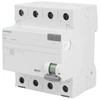 Siemens Liekamosios srovės grandinės pertraukiklis 4P 25A 0,03A tipas A 5SV3342-6