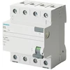 Siemens SENTRON liekamosios srovės grandinės pertraukiklis A tipas IN=25A 3+N 30MA 400V 4MM N kairėje