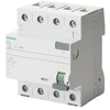 Siemens Dabartinis skirtumas perjungiklis 40A 30mA 4p RCCB VDE Siemens 0126