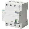 Siemens Liekamosios srovės grandinės pertraukiklis 4P 40A 0,1A tipas A 5SV3444-6