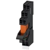 Siemens LZS:RT4D4L24 Pilna relė RT serija 2P 24V DC su loginio atskyrimo raudono LED modulio jungtimi. spyruoklė LZS:RT4D4L24
