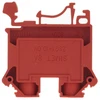 Simet 11521311 2 laidų šynų gnybtų blokas 10 mm2 raudonas NAUJAS ZSG1-10.0Nc 11521311