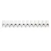 Simet 22512216 Srieginė gnybtų juosta, 12 takelių, 10 mm², balta, LTA12-10 22512216