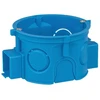 Simet 34068203 Dėžutės formos plokštelė 60 mm, sriegis 41 mm, su varžtais, mėlyna, S60Kw 34068203