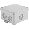 Simet 35220002 Hermetiška dėžutė tuščia 98x98x60mm IP54 su integruotu kabelio sandarikliu pilka N90x90F 35220002