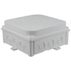 Simet 35300202 Sieninė dėžutė 188x188X88 mm, be halogenų, savaime gęstanti, atspari UV spinduliams, IP67, UL94 V0, N180x180S pilka 35300202