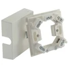 Simet 35350206 Buitinių prietaisų prijungimo dėžutė viryklėms 80x80x25mm 5x6mm2 balta HAD01 35350206