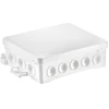 Simet 35404106 Puszka naścienna 90x40x135mm su dławnicą zintegrowaną samozatrzaskowa, bezhalogenowa, seria FASTBOXiHOOK balta IP54 NS9 35404106