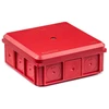 Simet 35418701 Sieninė dėžutė 90x37x90mm IP55 su varžtiniais įvadais, raudona NSW90x90 35418701