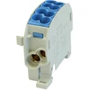 Simet 1 potencialo perjungiamas paskirstymo blokas 100A 4x2,5-25mm2 mėlynas SCB 25-Cu 81503003