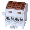 Simet 81506015 Al/Cu paskirstymo blokas SCB 35-2 (80220) SIMBLOCK vienpolis 2x35mm2 ruda 81506015