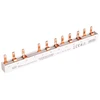 Simet 81998206 Jungiamoji šyna - kaištis, 3 fazių 80A, 12 modulių 16 mm - apsaugotas liekamosios srovės prietaisas 81998206