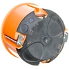 Simet 83191088 Dėžutė tuščiavidurėms sienoms, 60 mm skersmens, su įsiskverbiančia membrana, E2700, oranžinė, atspari vėjui 83191088
