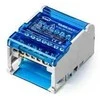 Simet 85142002 Keturių polių modulinis paskirstymo blokas 4x(5x6mm² 2x25mm²), skirtas TS35 ShNK bėgeliui 4x7 85142002