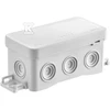 Simet Wall dėžutė 45x40x85mm su integruota riebokšle, savaime užsifiksuojanti FASTBOX serija pilka IP54 NS8 35357102