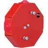 Simet Ugnies dėžutė PIP- 1AN R3x2x4 aštuonkampis, E90, šakotas, matmenys 115x28x123mm, raudona 84621616