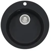 SINK KITCHEN + SIFON 9811091 Juodas
