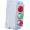 Spamel 3 skylių valdymo skydelis su raudona 230V lempa - ST22K35-1