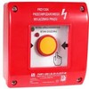 Spamel Rankinis priešgaisrinio jungiklio PWP1 (1NC) mygtukas su plaktuku ir CNBOP sertifikatu - 2LED žalia/raudona 230V