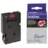 Brother P-touch TC 401;raudona/juoda (12 mm)