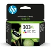 Spausdintuvas Hewlett Packard (HP) HP 303XL didelės talpos trijų spalvų originali rašalo kasetė