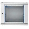 Rack tipo spintelė Extralink EX.8581 (400 mm / 600 mm / 600 mm; montuojama ant sienos; atidaroma; 19 colių; pilka)