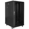 Rack tipo spintelė Lanberg FF01-6822-12B (22U; 19''; 1160 mm / 600 mm / 800 mm; pastatoma ant grindų; stiklinė; 800 kg; juoda)