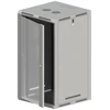 Alantec Sieninė/grindinė spintelė 19" 18u 600x600, stiklinės durys, plokščia pakuotė