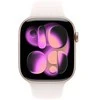 „Apple“ 46 mm šviesių skaistalų sportinė juosta – S/M