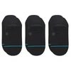 Carruzzo Stance Icon No Show 3 Pack Sportinės kojinaitės Juoda 3 por.