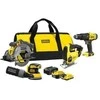 Įrankių rinkinys Stanley SFMCK412MDS-QW (SFMCD711+SFMCS500+SFMCS600+SFMCW220); 18V; 1x2,0/4,0 Ah akum.