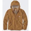Striukė Carhartt išplautos anties audinio su Sherpa pamušalu, ruda