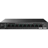 Šakotuvas „Tenda TEG1110PF-8-120W“ tinklo komutatorius, nevaldomas gigabito eternetas (10/100/1000), maitinimas per eternetą (PoE), Juodas
