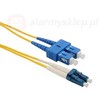 SXPC-LC/SC-PC-OS1-2M-D Šviesolaidinis jungiamasis laidas Solarix 9/125 LCpc/SCpc SM OS1 2m dvipusis