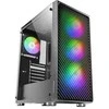 „tacens Mars Gaming MC-F Juodas“, ATX žaidimų pusiau bokštas, grūdinto stiklo langas, metalinis tinklelio priekis, 4x 120 mm ARGB ventiliatoriai