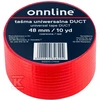 Onnline INTERNETINĖ JUOSTA 48MM/10YD RAUDONAS VADAS