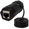 Techly IWP-MD C6A-IPGLT Lyties keitiklis / RJ45 kabeliai juodi