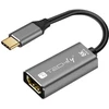 Adapteris USB Techly USB-C - HDMI Sidabrinė (IADAP-USBC-HDMI8)