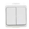 Timex Elektro WNT-2J-b BI JANTAR-bis Žvakių jungiklis n/t IP44 balta WNT-2J-b