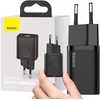 TINKLO Įkroviklis Baseus Super Si Quick Charger 1C CCSUP-J01 30W 1x USB-C PD 3.0 QC 3.0 Juodas