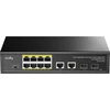 Šakotuvas 10 prievadų komutatorius CUDY GS1010PS2